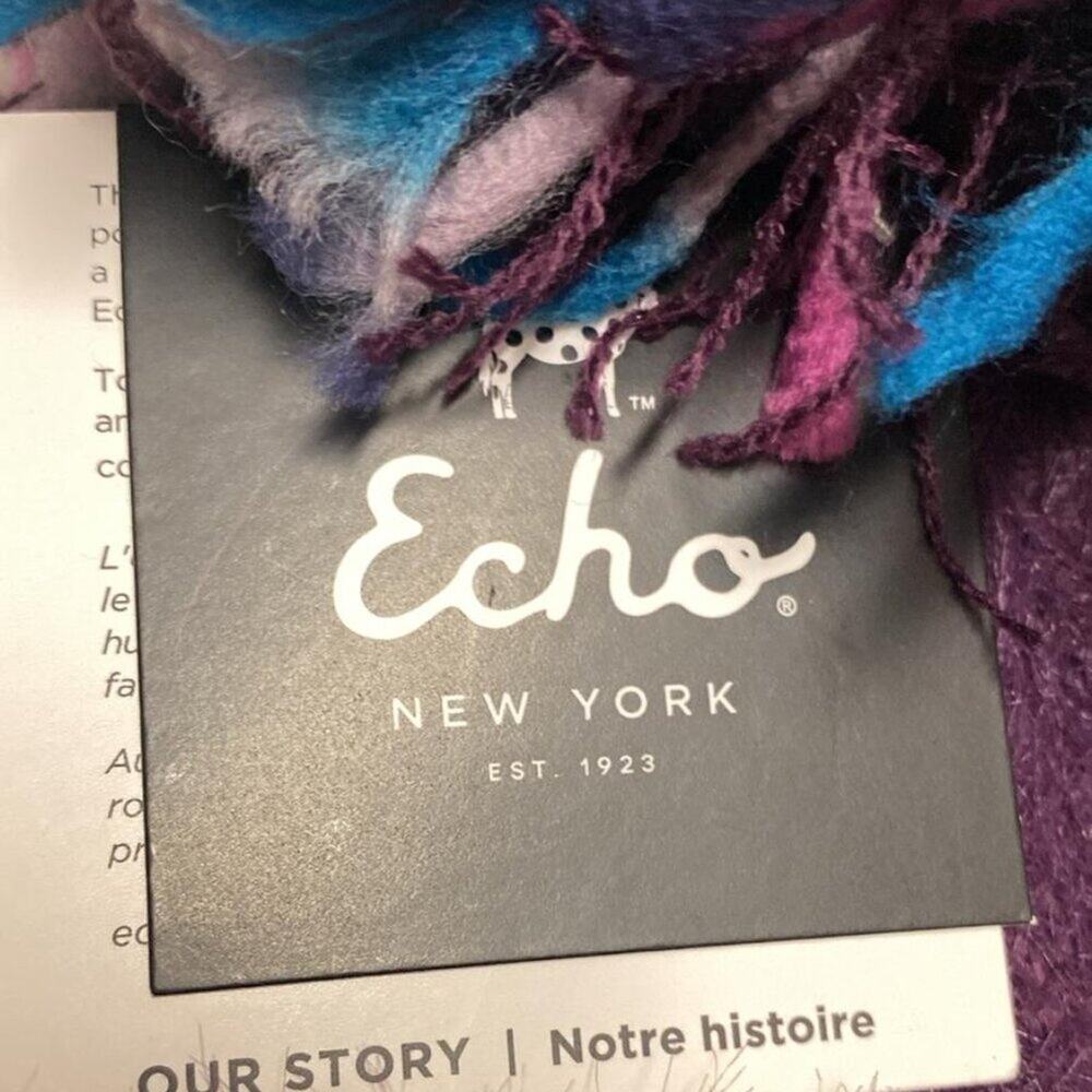 Echo New York knitted hat with pompom and trim. - Picture 4 of 6